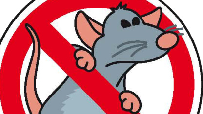 Ratte mit Stoppschild (Grafik: ZKE)