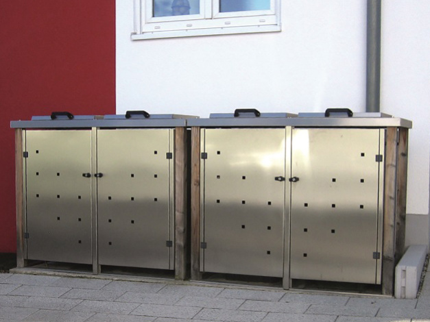 Beispiel Standplatz für Abfallbehälter (Foto: ZKE)