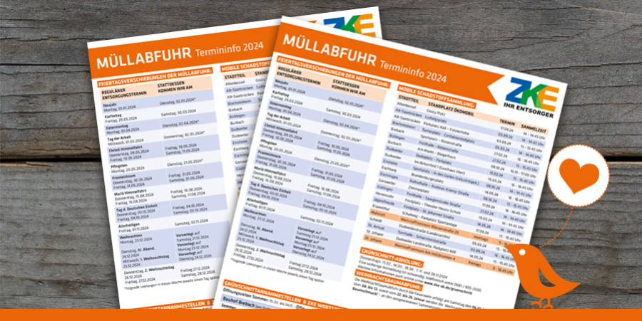 Banner Abfallkalender 2024