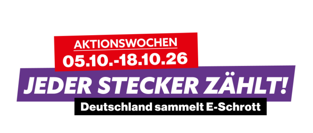 Aktionswochen 2026 "Deutschland sammelt E-Schrott" Aktionswochen 2026 "Deutschland sammelt E-Schrott"